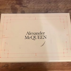 Alexander McQueen Suede Stone Grey M 44